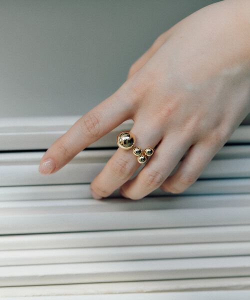 tさま専用バブルボリュームリング バブルボールリング（リング）｜ear PAPILLONNER（イアパピヨネ）の