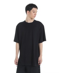 【極美品】Y-3 FEATHER NYLON ナイロン長袖カットソーTシャツ黒S COTON JERSEY Y'S STITCH LONG SLEEVE T(S Black): Y's｜THE