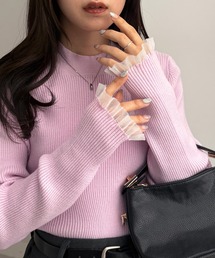 レディースのニット/セーター（ピンク/桃色系）ファッション通販