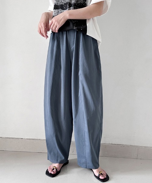 ONEP STAR(ワンピスター)の「ルーズシルエットポケット付きチノパンツ(チノパンツ・レディース・ベージュ/ネイビー/モカ/キャメル/グレー/ブラック・MEDIUM/LARGE)」の14枚目の写真