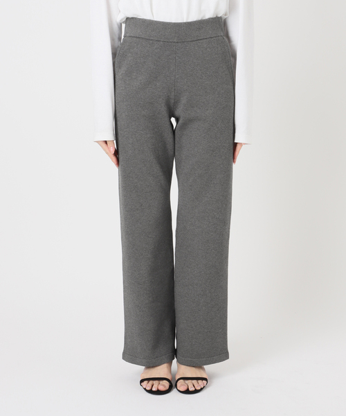 JOURNAL STANDARD relume（ジャーナルスタンダード　レリューム）の「フレアニットパンツ（その他パンツ・レディース・ブラック/チャコールグレー・FREE）」の21枚目の写真