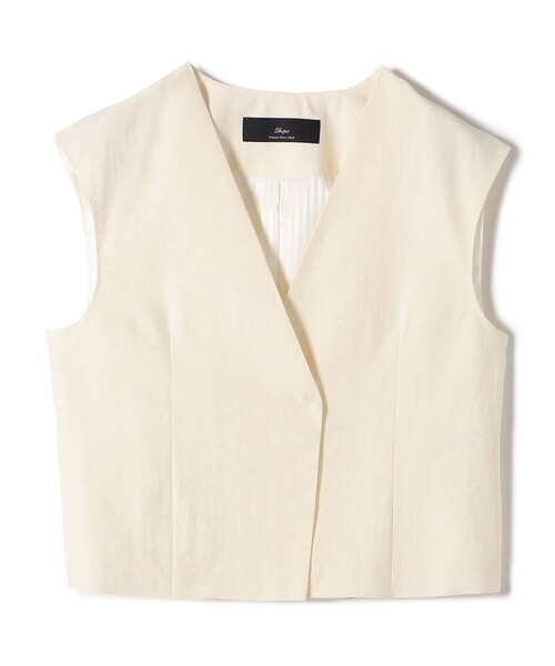 SHIPS Primary Navy Label:〈手洗い可能〉MANTECO ジレ SHIPS Primary Navy Label:〈手洗い可能〉MANTECO ジレ（ベスト