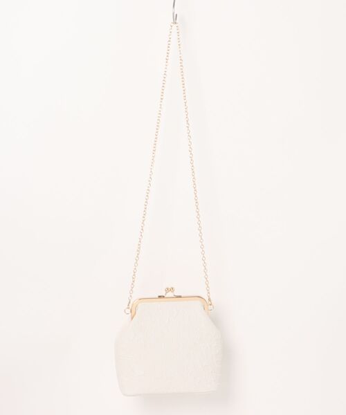 VIBGYOR(ヴィブジョー)の「Liaa/がま口 パール チェーンショルダーバッグ A18264(ショルダーバッグ・レディース・ホワイト/ブラック・FREE)」の9枚目の写真