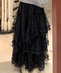 FAVORITO（ファヴォリート）の「レイヤードチュールスカート（スカート）」