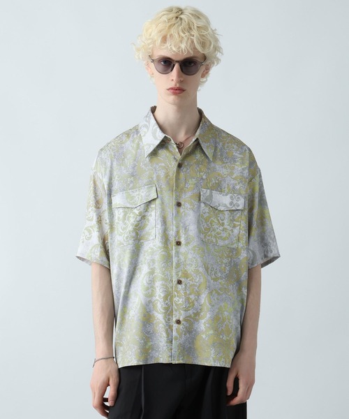 HARE(ハレ)の「カスレダマスクポケットシャツ(HARE)(シャツ/ブラウス・メンズ・ブラック/グリーン/グレー・FREE)」の15枚目の写真