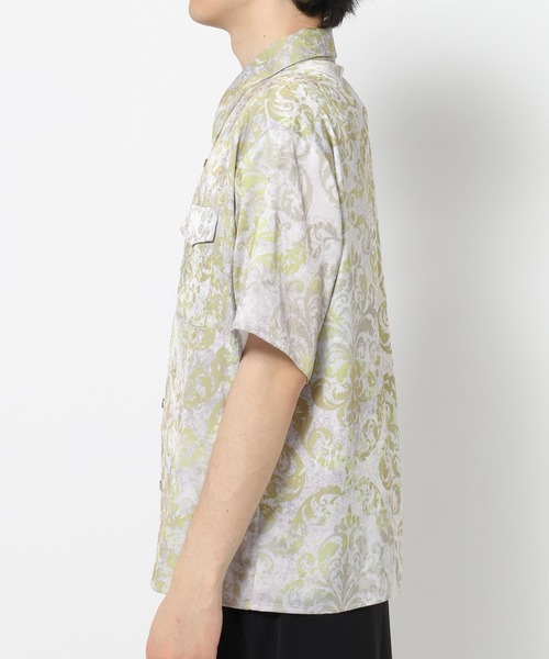 HARE(ハレ)の「カスレダマスクポケットシャツ(HARE)(シャツ/ブラウス・メンズ・ブラック/グリーン/グレー・FREE)」の18枚目の写真