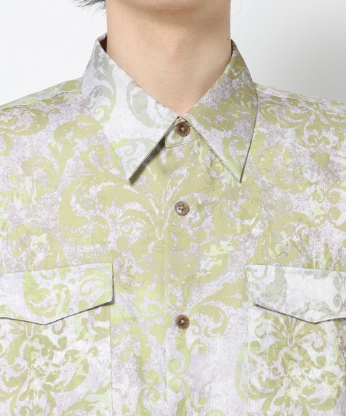 HARE(ハレ)の「カスレダマスクポケットシャツ(HARE)(シャツ/ブラウス・メンズ・ブラック/グリーン/グレー・FREE)」の20枚目の写真