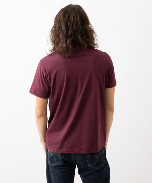merc london(メルクロンドン)の「Merc London メルクロンドン バッジプリントTシャツ(Tシャツ/カットソー・メンズ・ワインレッド/ブラック・MEDIUM/LARGE/X-LARGE/SMALL)」の9枚目の写真
