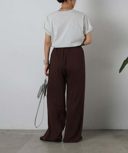 COLONY 2139(コロニートゥーワンスリーナイン)の「リネンライクイージーパンツ(その他パンツ・レディース・ベージュ/ブラウン/ブラック・FREE)」の18枚目の写真