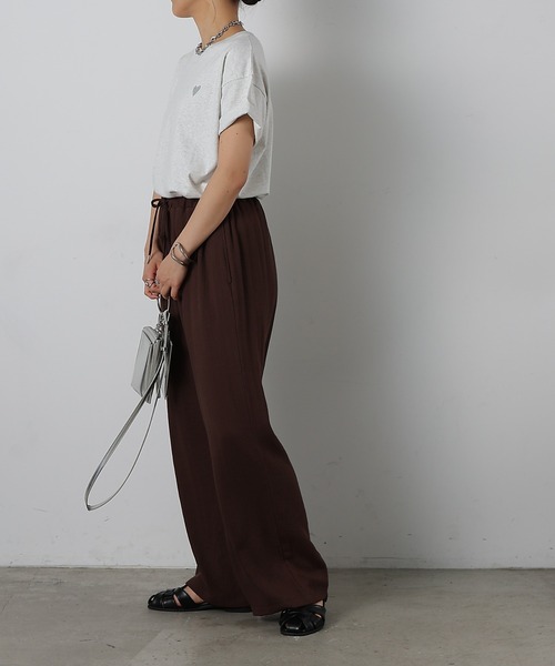 COLONY 2139(コロニートゥーワンスリーナイン)の「リネンライクイージーパンツ(その他パンツ・レディース・ベージュ/ブラウン/ブラック・FREE)」の19枚目の写真