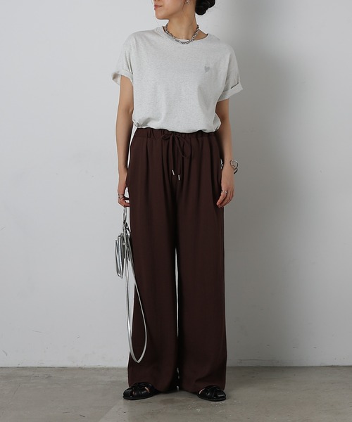 COLONY 2139(コロニートゥーワンスリーナイン)の「リネンライクイージーパンツ(その他パンツ・レディース・ベージュ/ブラウン/ブラック・FREE)」の16枚目の写真