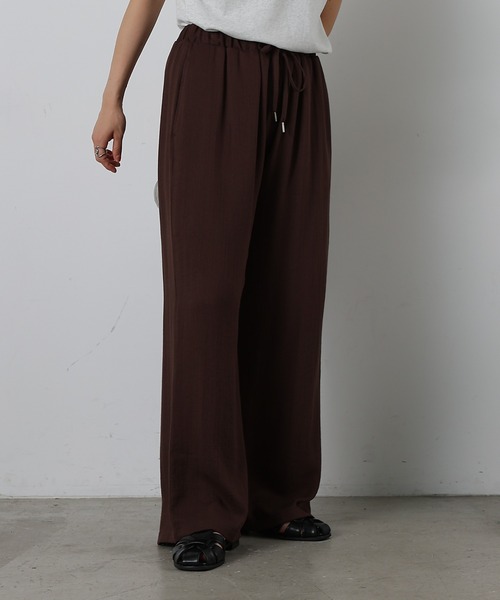 COLONY 2139(コロニートゥーワンスリーナイン)の「リネンライクイージーパンツ(その他パンツ・レディース・ベージュ/ブラウン/ブラック・FREE)」の15枚目の写真