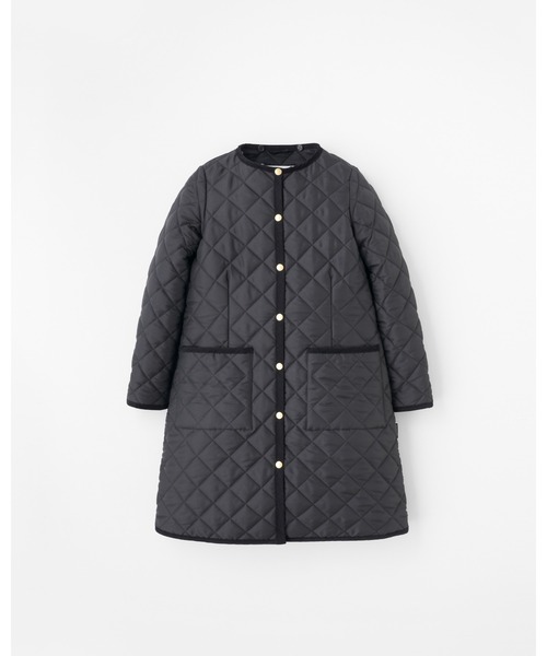 Traditional Weatherwear(トラディショナルウェザーウェア)の「ARKLEY LONG HOOD(ダウンジャケット/コート・レディース・ネイビー/ブラック・34/32/36)」の5枚目の写真