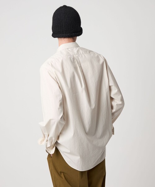 スティーブンアラン ストライプ レギュラーカラー 半袖 シャツ L Steven Alan＞ C/L/S ストライプ レギュラーカラー シャツ ALINE