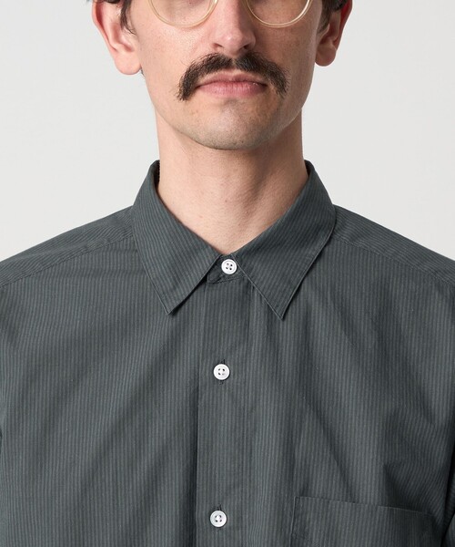 Steven Alan（スティーブンアラン）の「＜Steven Alan＞ 60 コンパクトヤーン ストライプ レギュラーカラー シャツ NARROW（シャツ/ブラウス・メンズ・ナチュラル/ダークグレー・XL/L/M/S）」の17枚目の写真