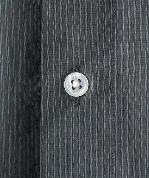 Steven Alan（スティーブンアラン）の「＜Steven Alan＞ 60 コンパクトヤーン ストライプ レギュラーカラー シャツ NARROW（シャツ/ブラウス・メンズ・ナチュラル/ダークグレー・XL/L/M/S）」の22枚目の写真