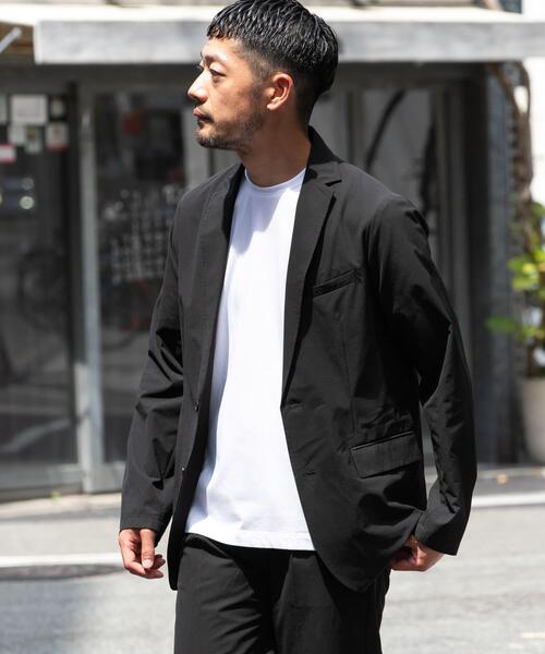 URBAN RESEARCH ROSSO MEN（アーバンリサーチロッソメン）の「『XLサイズあり』マイクロサッカーイージーセットアップ（セットアップ・メンズ・ブラック/ダークブラウン/チャコールグレー/ネイビー・SMALL/MEDIUM/LARGE/X-LARGE）」の7枚目の写真