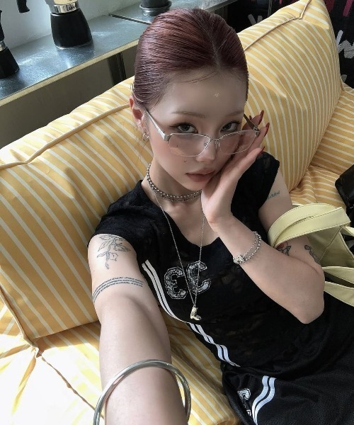 SETUPEXE（セットアップイーエックスイー）の「【日本未発売/WEB限定】SETUPEXE(セットアップイーエックスイー)/レース 半袖 Tシャツ/33 LACE TOP（Tシャツ/カットソー・レディース・ブラック/ホワイト/ピンク・FREE）」の22枚目の写真