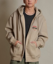 THRASHER | THRASHER/スラッシャー ジップアップ パーカー スウェット フーディー ロゴ ワンポイント 裏起毛 254TH1PK065(パーカー)