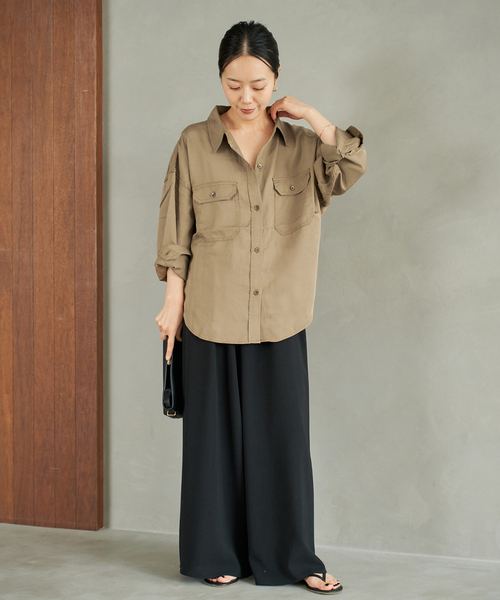 Plage ドライツイルリラックスパンツ 追加》Dry Twill Relax パンツ 2（スラックス）｜Plage