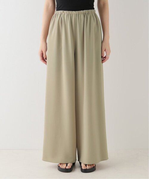 plage(プラージュ)の「《追加》Dry Twill Relax パンツ 2(スラックス・レディース・ベージュ/ブラック・38/36/34)」の8枚目の写真