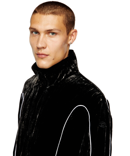 DIESEL（ディーゼル）の「メンズ ジップアップ ブルゾン J-HAY（ブルゾン・メンズ・グレー系その他/ブラック・44/46/50/48/54/52）」の12枚目の写真