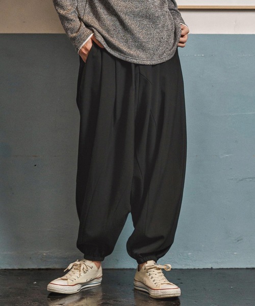 CAMBIO（カンビオ）の「mp13946-Slacks Fabric Sarrouel Pants サルエルパンツ(A54825cmb)（その他パンツ・メンズ・チャコールグレー/ブラック/ベージュ/ブラウン・L/M/S）」の10枚目の写真
