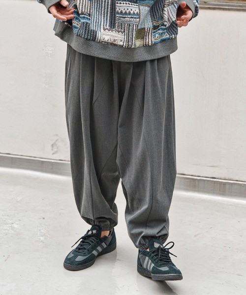 CAMBIO（カンビオ）の「mp13946-Slacks Fabric Sarrouel Pants サルエルパンツ(A54825cmb)（その他パンツ・メンズ・チャコールグレー/ブラック/ベージュ/ブラウン・L/M/S）」の17枚目の写真