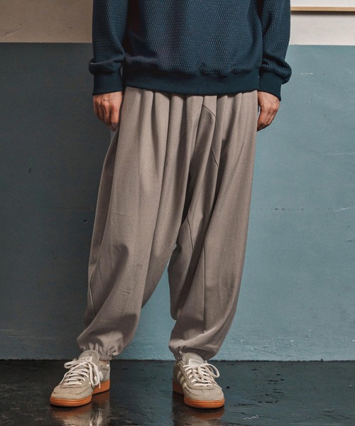 専用PIECE FLAP PANTS & WOOL SARROUEL PANTS CAMBIO（カンビオ）の「mp13946-Slacks Fabric Sarrouel Pants