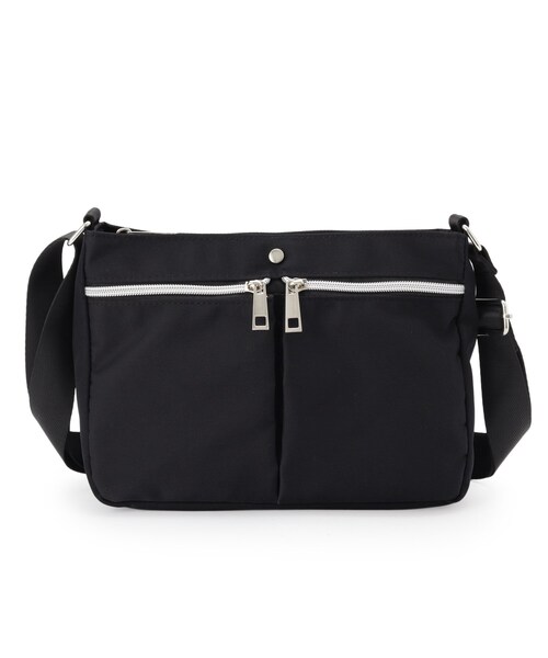 SHOO・LA・RUE（シューラルー）の「【撥水】フロントポケットショルダーバッグ（ショルダーバッグ・レディース・ブラック/グレー/ベビーピンク・00）」の16枚目の写真