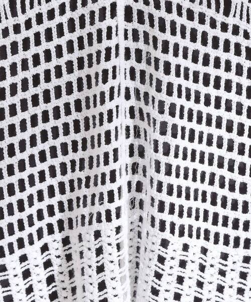 Cutie Blonde（キューティーブロンド）の「【2点セット】クロシェ編みレースベスト＋Tシャツワンピースセット（ワンピース・レディース・チャコールグレー/ダークブラウン・00）」の16枚目の写真