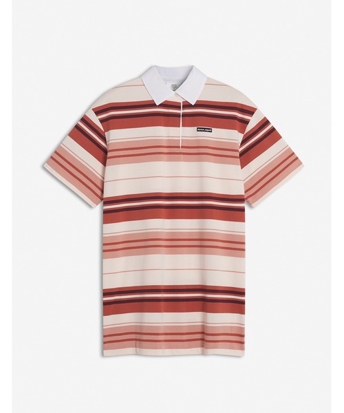 セール】MAISON KITSUNE LABEL MULTI STRIPES POLO DRESS