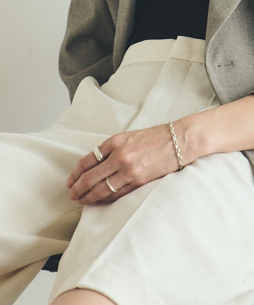 TEN.（テン）の「SILVER925 ダブルスクエアリング（リング）」 - WEAR