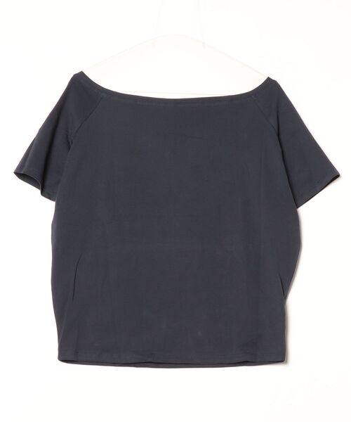 Per sist ence(パーシエンス)の「オフショル半袖Tシャツ(Tシャツ/カットソー・レディース・チャコールグレー/グレー/ネイビー/ブラック/ホワイト・LARGE/MEDIUM)」の15枚目の写真