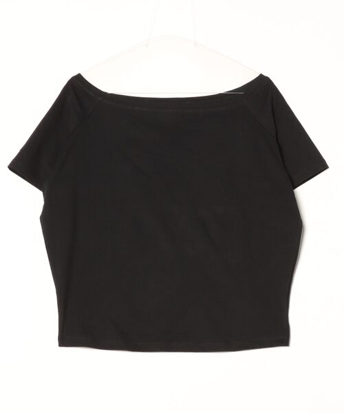 Per sist ence(パーシエンス)の「オフショル半袖Tシャツ(Tシャツ/カットソー・レディース・チャコールグレー/グレー/ネイビー/ブラック/ホワイト・LARGE/MEDIUM)」の22枚目の写真