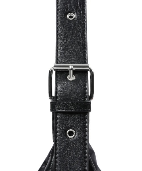 MUCENT(ムセント)の「◇MUCENT◇ブランド直輸入正規品/ポート ダブルリングル レザー ショルダーバッグ PORT DOUBLE RINGLE LEATHER SHOULDER BAG(ショルダーバッグ・レディース・ブラウン/ブラック・FREE)」の7枚目の写真