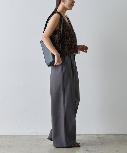 COLONY 2139（コロニートゥーワンスリーナイン）の「フリンジニットショートベスト（ベスト・レディース・ブラウン/ブラック/ベージュ・FREE）」の20枚目の写真