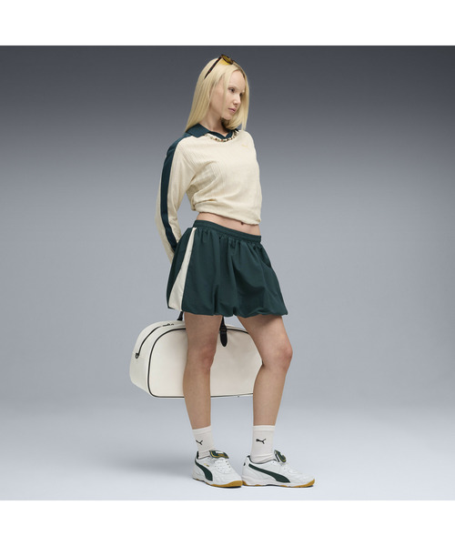 PUMA(プーマ)の「PUMA プーマ ウィメンズ T7 リラックスド 長袖 ポロシャツ(ポロシャツ・レディース・イエロー/オフホワイト/ブラック・SMALL/X-LARGE/LARGE/MEDIUM)」の12枚目の写真