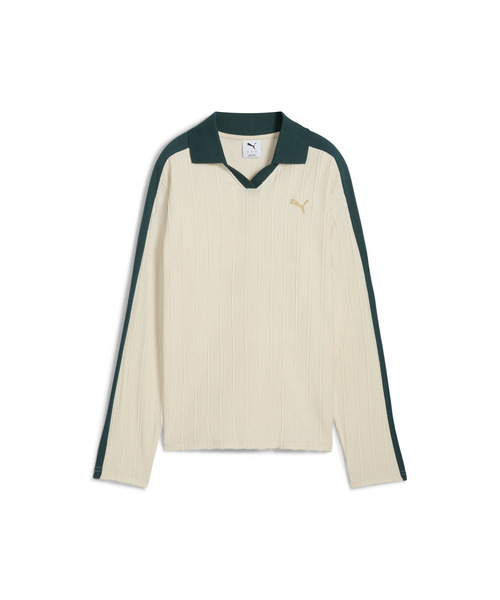 PUMA(プーマ)の「PUMA プーマ ウィメンズ T7 リラックスド 長袖 ポロシャツ(ポロシャツ・レディース・イエロー/オフホワイト/ブラック・SMALL/X-LARGE/LARGE/MEDIUM)」の13枚目の写真