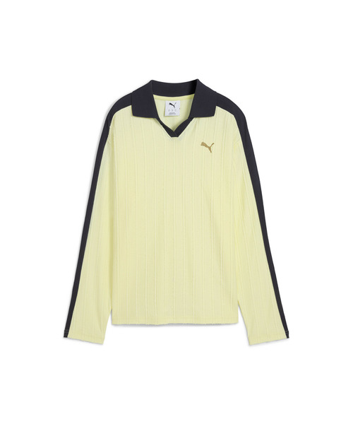 PUMA(プーマ)の「PUMA プーマ ウィメンズ T7 リラックスド 長袖 ポロシャツ(ポロシャツ・レディース・イエロー/オフホワイト/ブラック・SMALL/X-LARGE/LARGE/MEDIUM)」の19枚目の写真