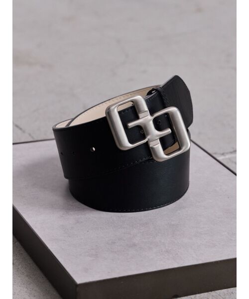 GYDA（ジェイダ）の「GG WIDE FAKE LEATHERベルト（ベルト・レディース・ブラック・FREE）」の2枚目の写真