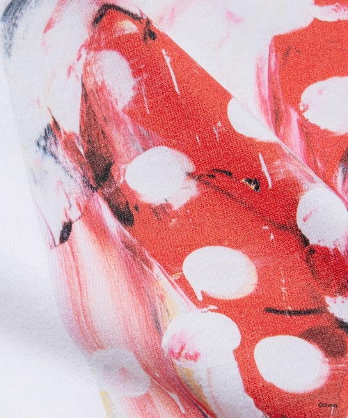 Disney（ディズニー）の「MINNIE MOUSE / T-SHIRT（Tシャツ/カットソー・メンズ・ホワイト/ブラック・M/L/XL/XXL）」の4枚目の写真