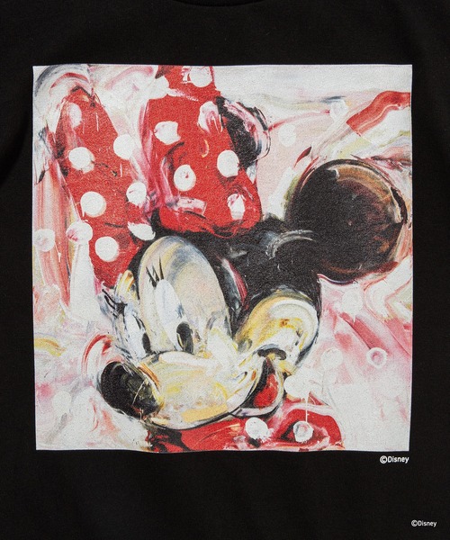 Disney（ディズニー）の「MINNIE MOUSE / T-SHIRT（Tシャツ/カットソー・メンズ・ホワイト/ブラック・M/L/XL/XXL）」の6枚目の写真