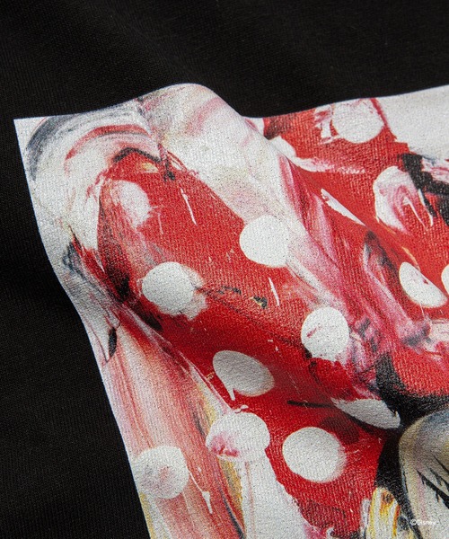 Disney（ディズニー）の「MINNIE MOUSE / T-SHIRT（Tシャツ/カットソー・メンズ・ホワイト/ブラック・M/L/XL/XXL）」の8枚目の写真