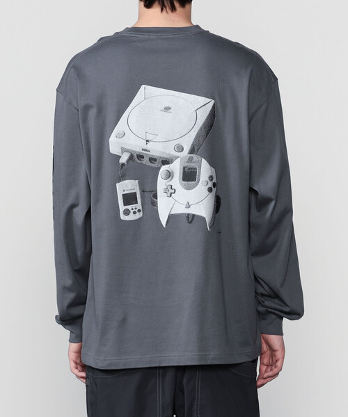 SEDAN ALL-PURPOSE(セダンオールパーパス)の「SEDAN ALL-PURPOSE | Dreamcast 長袖プリントTシャツ MEN(Tシャツ/カットソー・メンズ・ブラック/グレー・XL/L/M)」の7枚目の写真