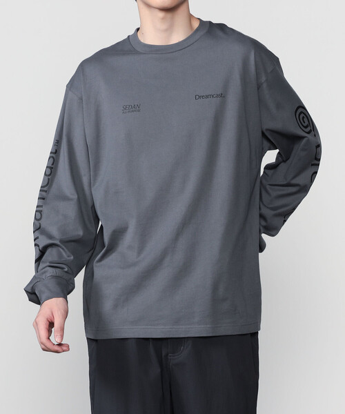 SEDAN ALL-PURPOSE(セダンオールパーパス)の「SEDAN ALL-PURPOSE | Dreamcast 長袖プリントTシャツ MEN(Tシャツ/カットソー・メンズ・ブラック/グレー・XL/L/M)」の17枚目の写真