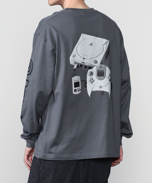 SEDAN ALL-PURPOSE(セダンオールパーパス)の「SEDAN ALL-PURPOSE | Dreamcast 長袖プリントTシャツ MEN(Tシャツ/カットソー・メンズ・ブラック/グレー・XL/L/M)」の18枚目の写真