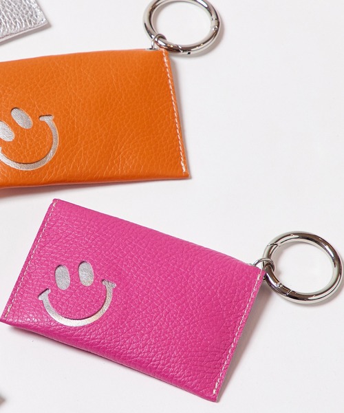 スマイル マルチフラップ ミニケース＆チャーム（カードケース