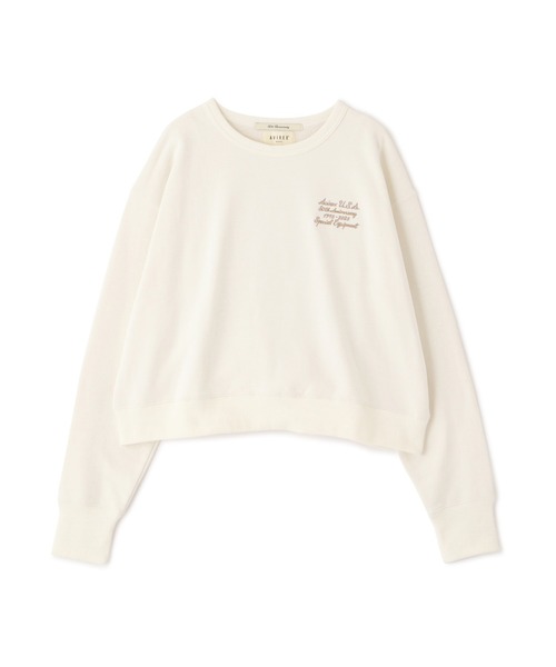 AVIREX(アヴィレックス)の「AVIREX 50th VARSITY CREW SWAET/バーシティークルーネックスウェット(スウェット・レディース・エンジ/チャコールグレー/オフホワイト・F)」の20枚目の写真