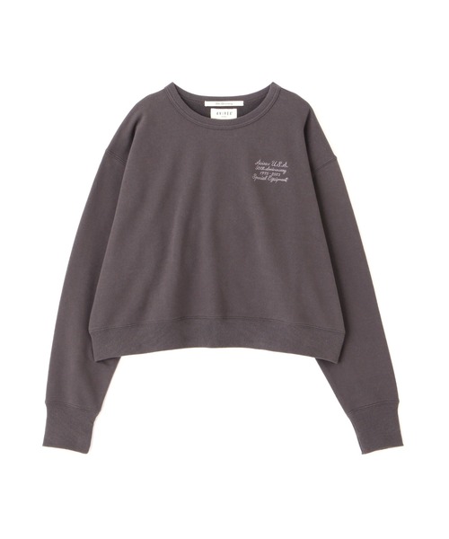 AVIREX(アヴィレックス)の「AVIREX 50th VARSITY CREW SWAET/バーシティークルーネックスウェット(スウェット・レディース・エンジ/チャコールグレー/オフホワイト・F)」の8枚目の写真